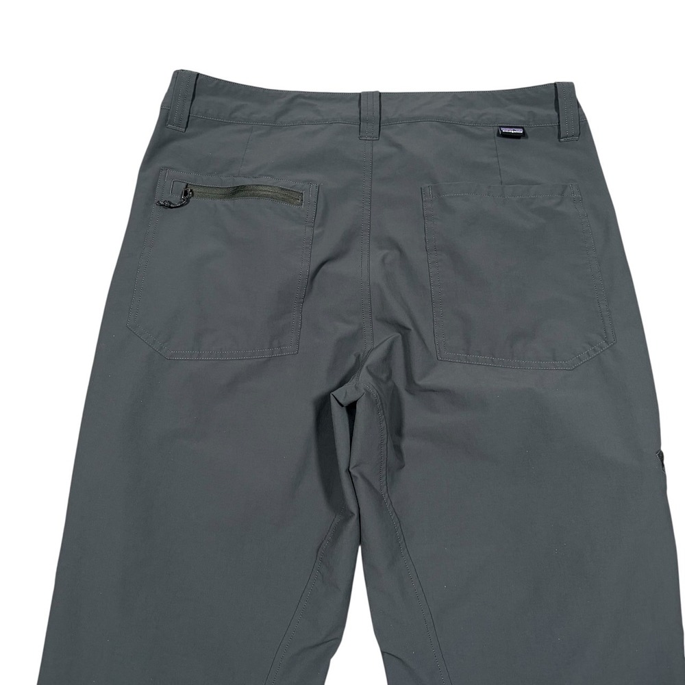 Patagonia Quandary Pants Mens 34 Forge Grey 31" Slim Straight Technical Hiking - Picture 5 of 15